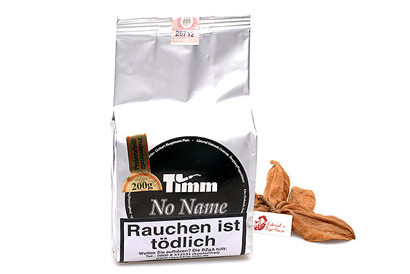 Pfeifen Timm No Name schwarz Pfeifentabak 200g Sparpaket